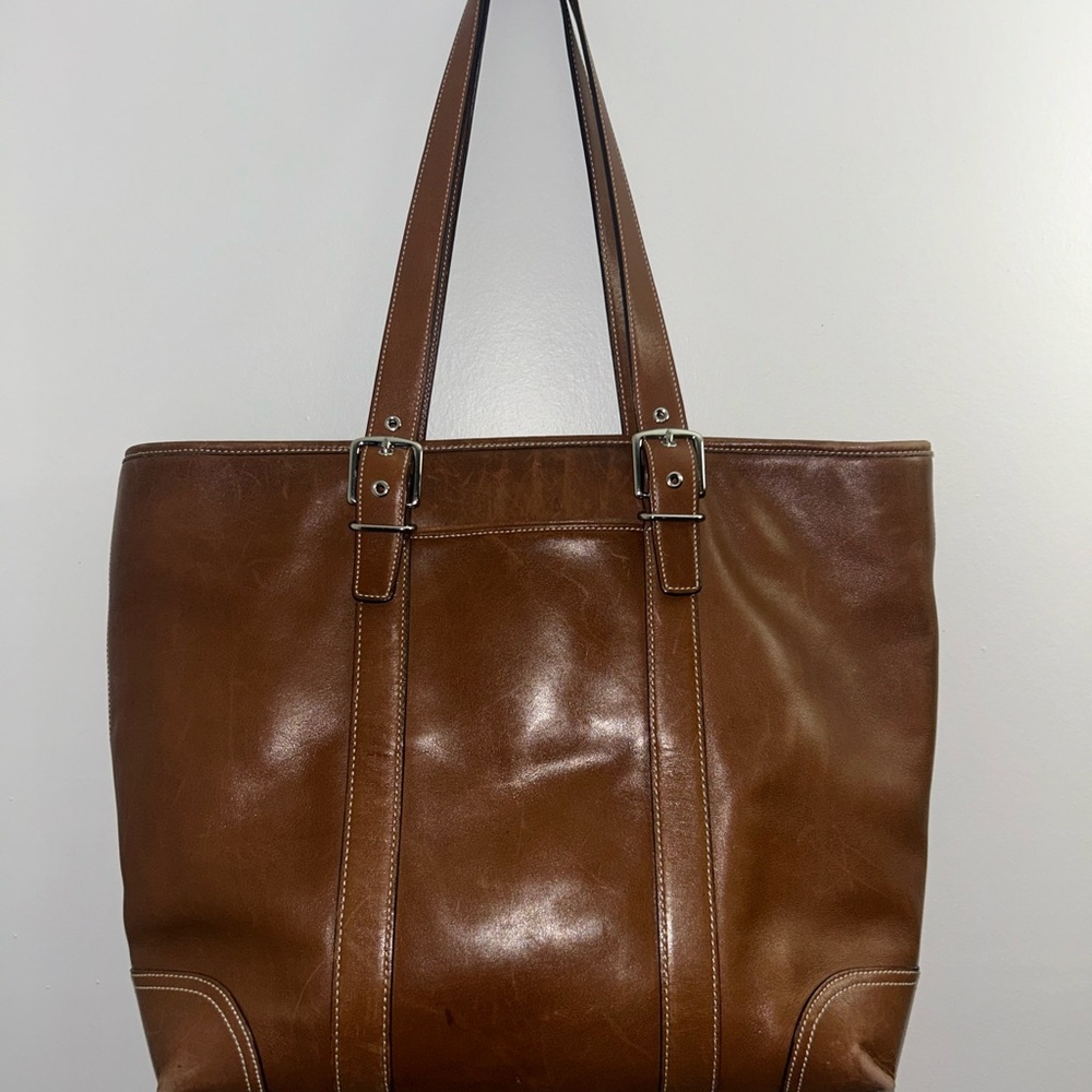 Coach Tan Leather Bag